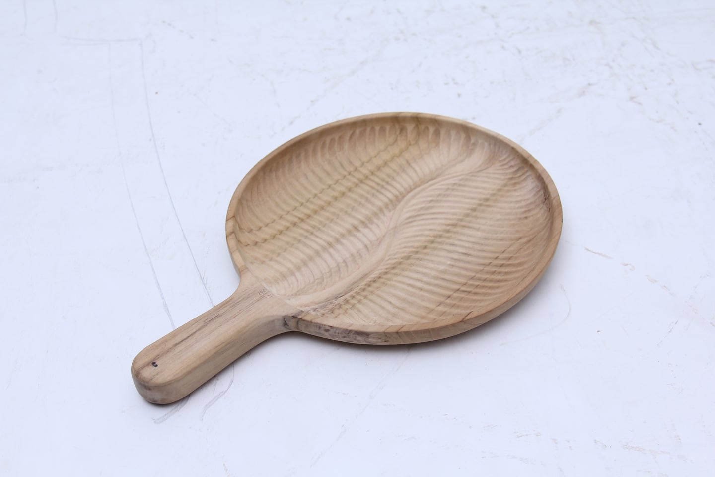 Before: Teak Carved Round